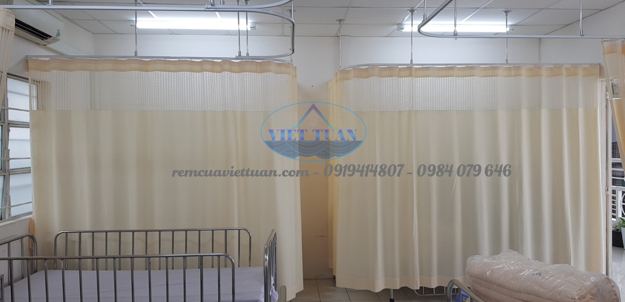 Lắp rèm y tế cho Bệnh viện Hùng Vương - TpHCM