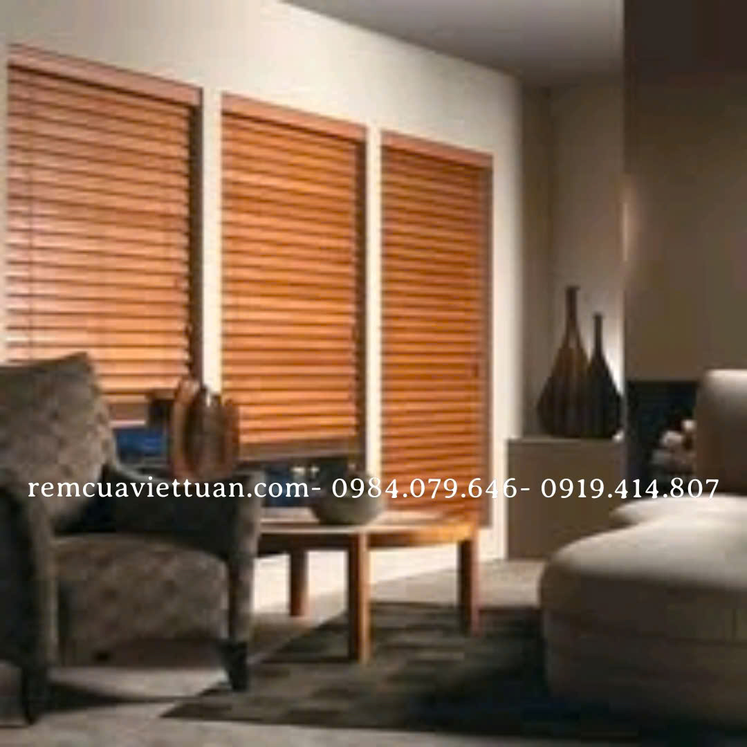 rèm sáo gỗ
