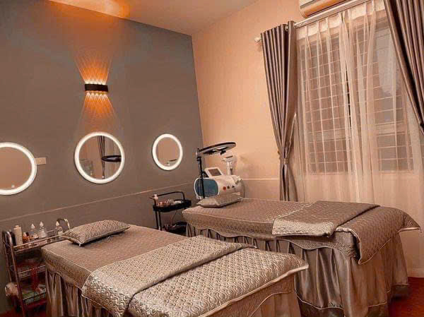 Ga trải giường spa màu nâu - VT03