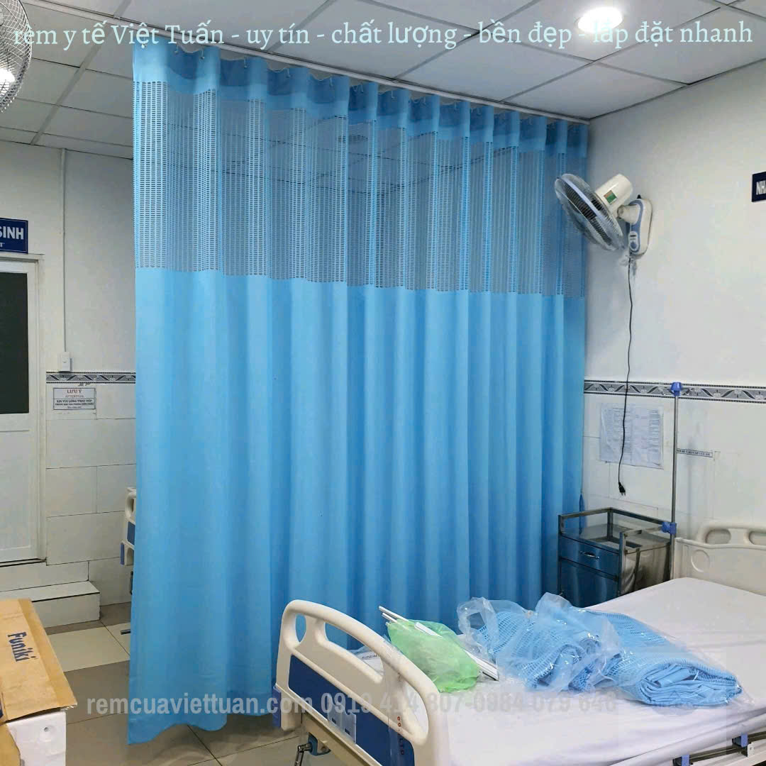 Lắp rèm bệnh viện tại ( Kim's eye & Dasom Polyclinic - Quận 7)