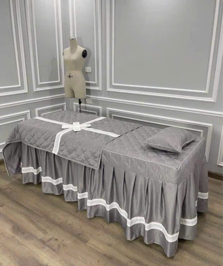 Ga bọc giường Spa màu xám - VT01
