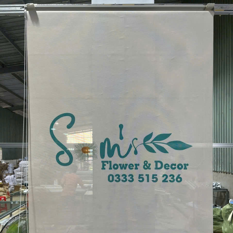 Rèm Cuốn In Logo - Thương hiệu