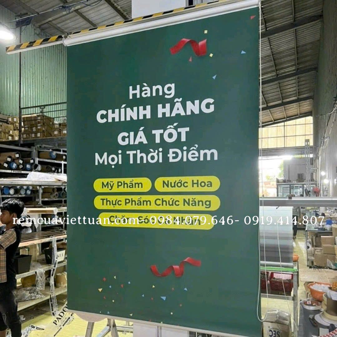 Rèm Cuốn In Logo - Thương hiệu