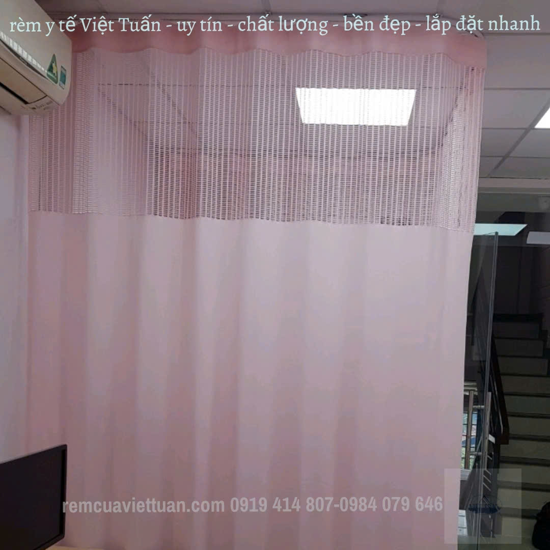 Lắp rèm bệnh viện tại ( Kim's eye & Dasom Polyclinic - Quận 7)